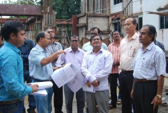 Power Minister Manik Dey visits TPGL site